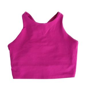 Athleta conscious crop - magenta - size S